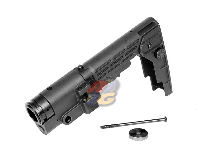 [AGK-STK-25-BK] AGK Retractable Folding Buttstock for M4/ M16 AEG - Black