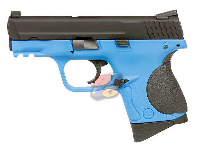 WE Toucan S GBB Pistol - Black Slide, Blue Frame