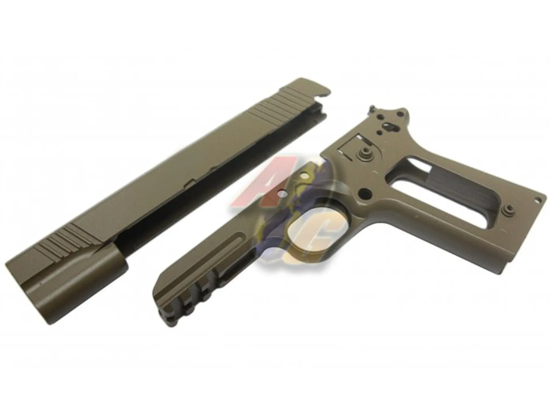 [ARMY-009DE] Army Armament Kimber Desert Worrior Metal Slide & Frame Set (DE)