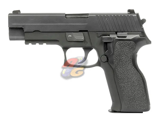 [WE-GP-0428] WE F 226 E2 Railed GBB Pistol (No Marking, BK, Full Metal)