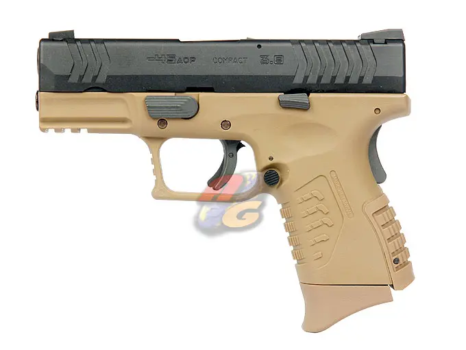 WE XDM .45 Compact 3.8 GBB Pistol - DE Frame