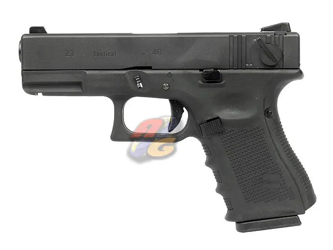 WE G23 Gen 4 Metal Slide GBB Pistol - BK