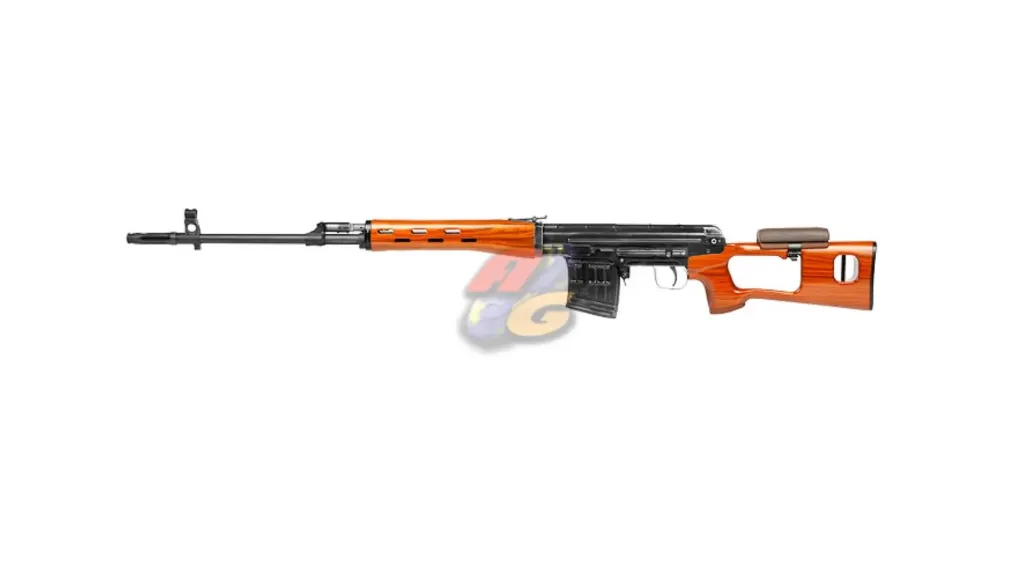 WE ACE VD (SVD) Sniper Rifle GBB - Aluminum Receiver, Imitation Wood