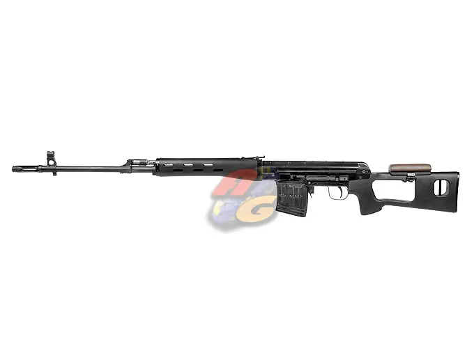 WE ACE VD (SVD) Sniper Rifle GBB (Black, Aluminum)