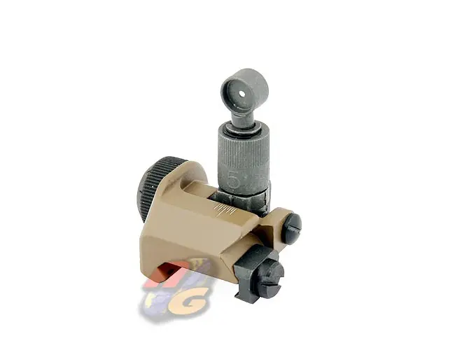 G&P Military 600m Flip-Up Rear Sight (Sand)