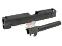 Shooters Design CNC Aluminum Slide & Barrel Set for Tokyo Marui XDM 40 GBB (Black)