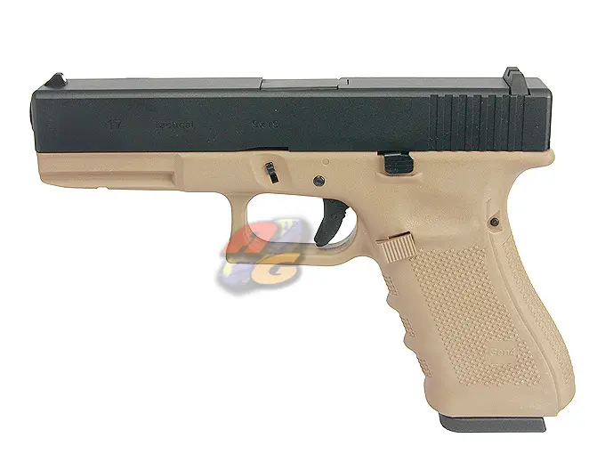 WE G17 Gen4 (BK Metal Slide, Sand Frame)