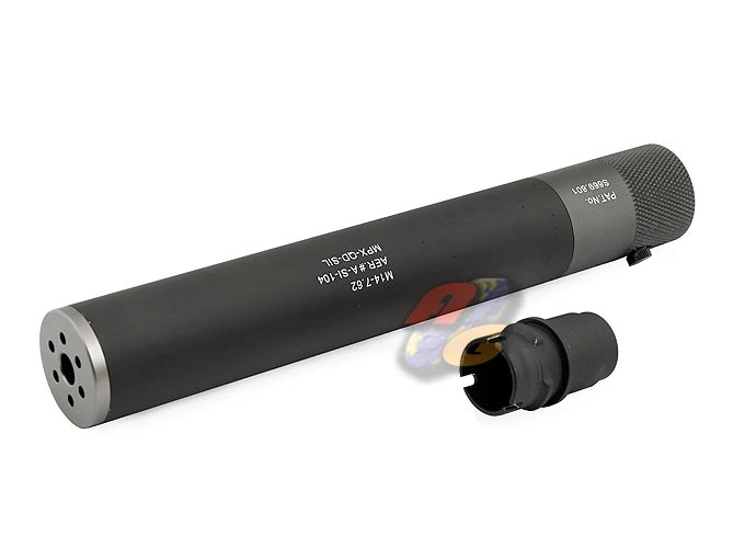 Action 38mm x 250mm MPX QD Silencer Set with QD Flash Hider - Dual Tone (14mm-)