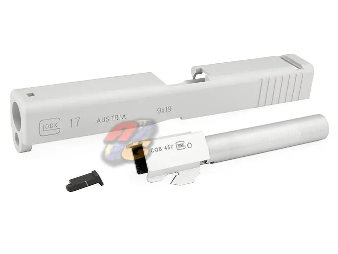 Shooters Design H17 CNC Aluminum Slide & Outer Barrel Set for Marui H17(SV)