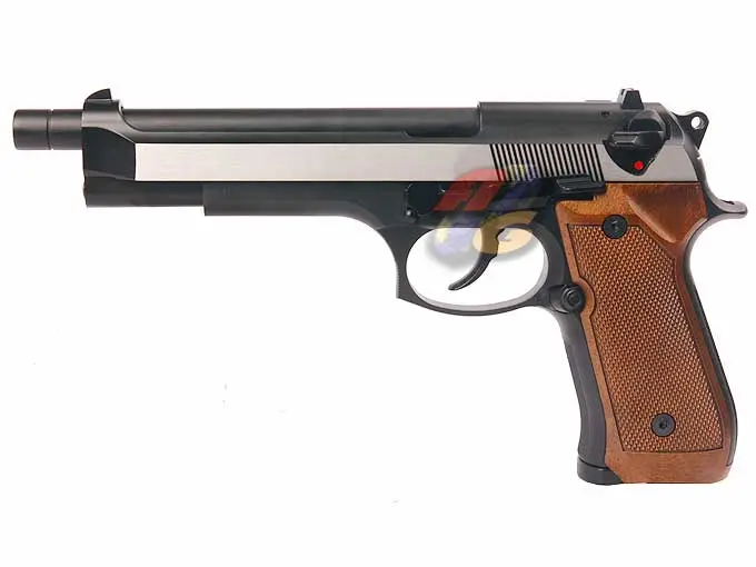 WE M92 L Full Metal GBB - Brown Grip  (2T)
