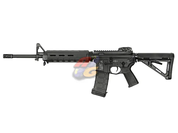 AG Custom X Beta Project X Magpul PTS Mid Length M4 Blowback AEG - Bushmaster (Black)