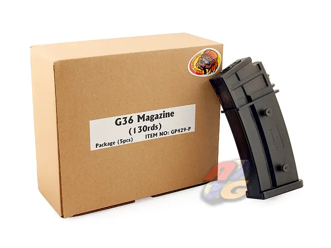 G&P G36 130 Rounds Magazine (5 Pcs Box Set)