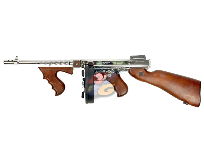 [KA-AEG-AG67SV] King Arms Thompson M1928 Chicago Grand Special AEG - SV (Licensed by Cybergun)