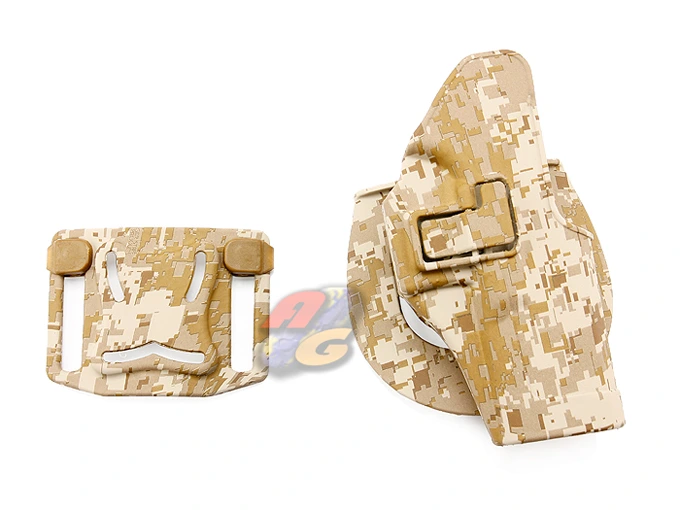 [DY-WT07DD] DYTAC Water Transfer CQB Holster for G17/18C - Digital Desert