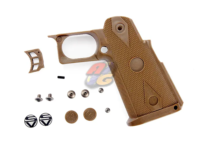 Shooters Design Real Pistol Grip for Tokyo Marui Hi-Capa 5.1 GBB Series (DE)