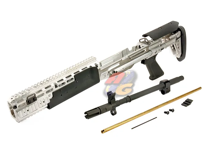 WE M14 EBR Conversion Kit with Marking - Silver