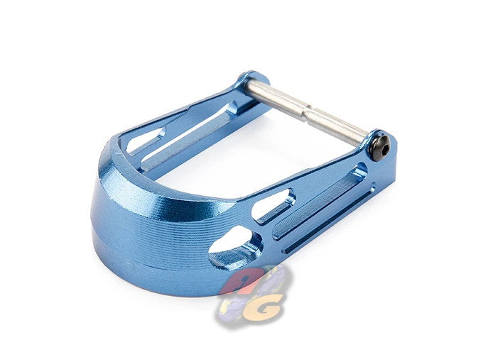 TSC CNC Aluminum Magwell for Marui Hi-Capa - Blue (Type B)