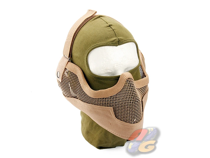 AGK Strike Steel Half Face Mask - Gen 2 (Sand)