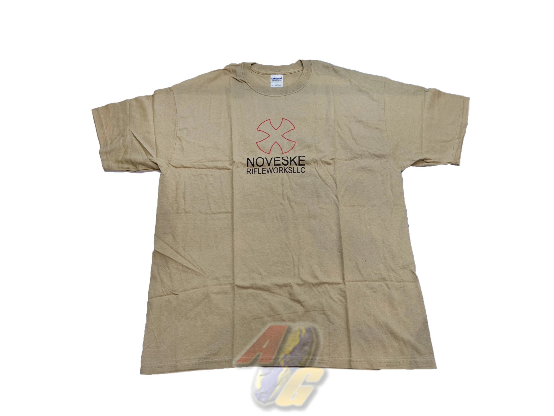 Gildan T-Shirt - Fire Pig (Tan, L)