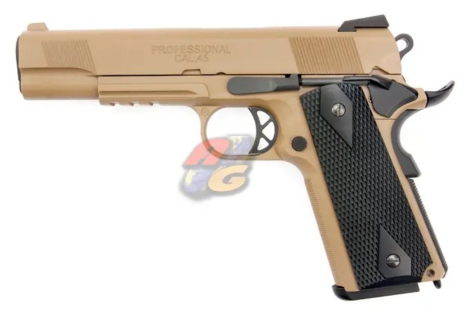 WE M.E.U. Railed (Full Metal , Tan, With Marking)