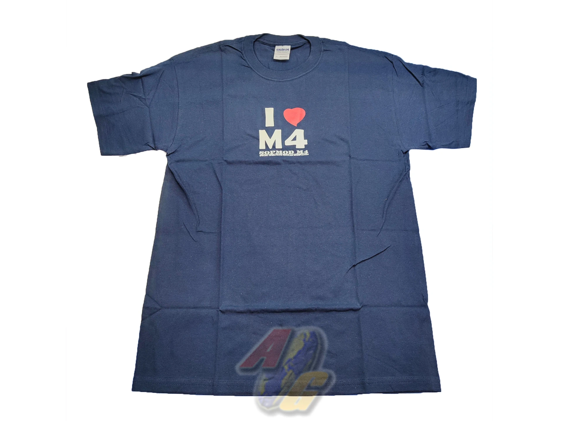Gildan T-Shirt - I Love M4 (Dark Blue, M)