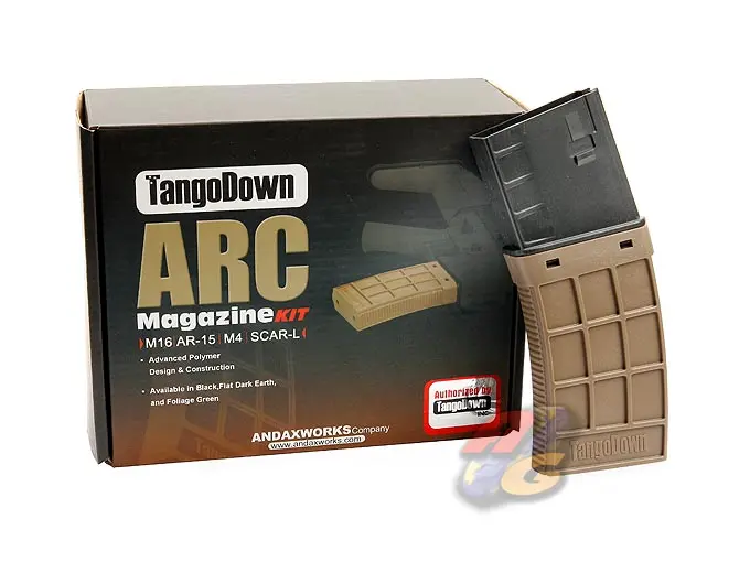 Andax Works Company Tango Down ARC Magazine Shell Box Set for WE M4 Gas Magazine - DE (6 Pcs)