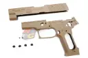 Guarder Aluminum Slide & Frame for Marui P226  Navy (Tan)