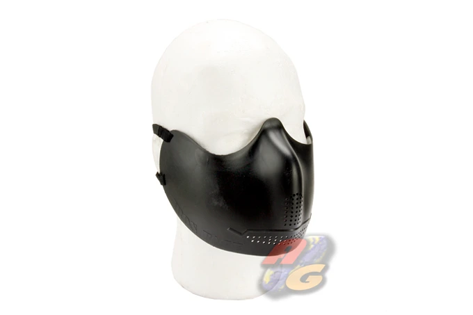 HAKKOTSU IRON FACE Lower Face Protector - BK