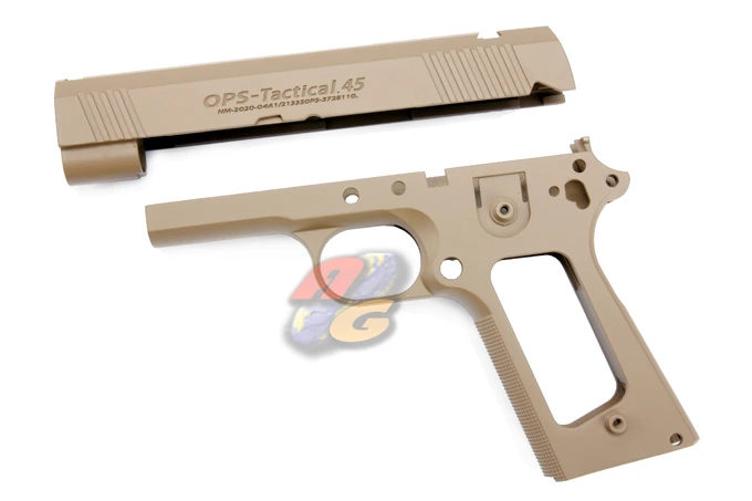 [GD-CAPA-20-TAN] Guarder Aluminum Slide & Frame for Tokyo Marui Desert Warrior 4.3 GBB - TAN