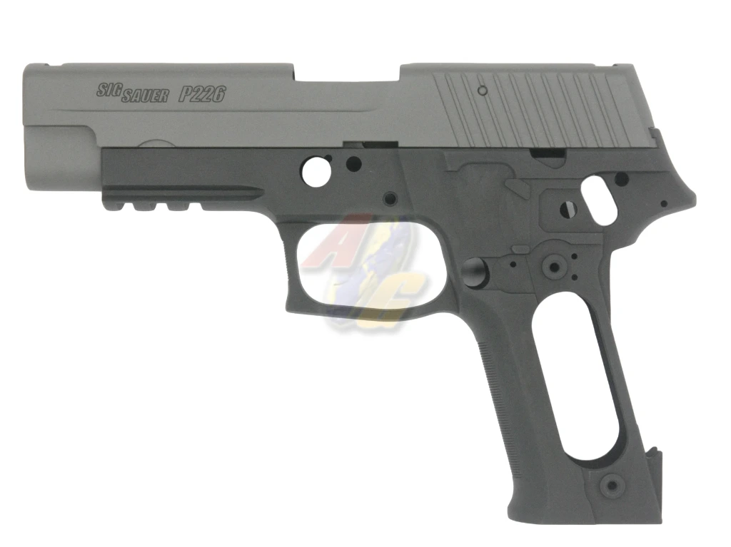 [GD-P226-15-BK] Guarder Aluminum Slide & Frame for Tokyo Marui P226 Rail - Black