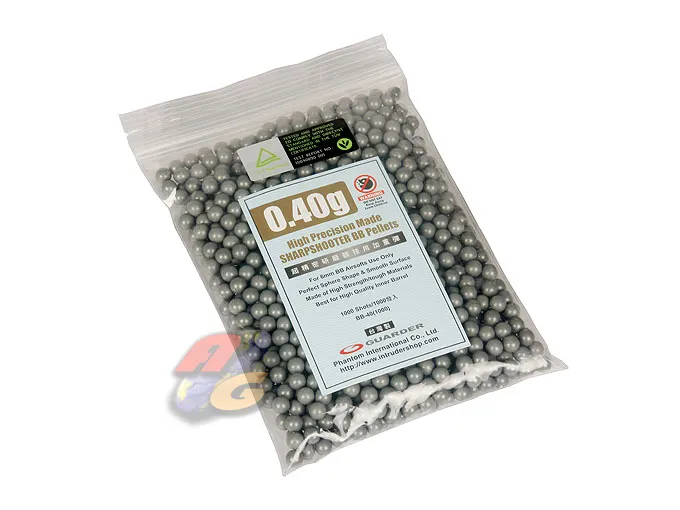 Guarder 0.40g High Precision Made Sharpshooter BB Pellets - 1000 Rounds