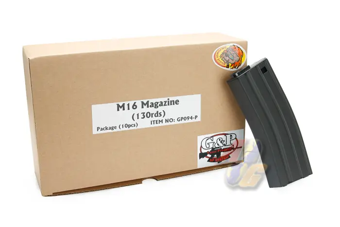 G&P M4/ M16 130 Rounds Magazine (10 Pcs Box Set)
