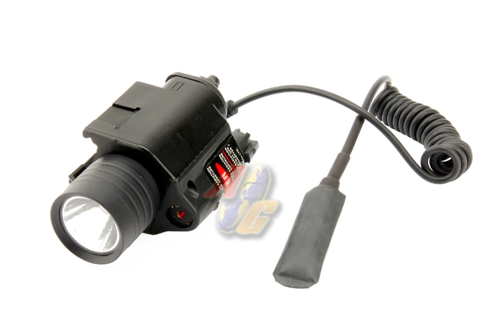 AGK M6 LED Flashlight & Laser Sight - Black