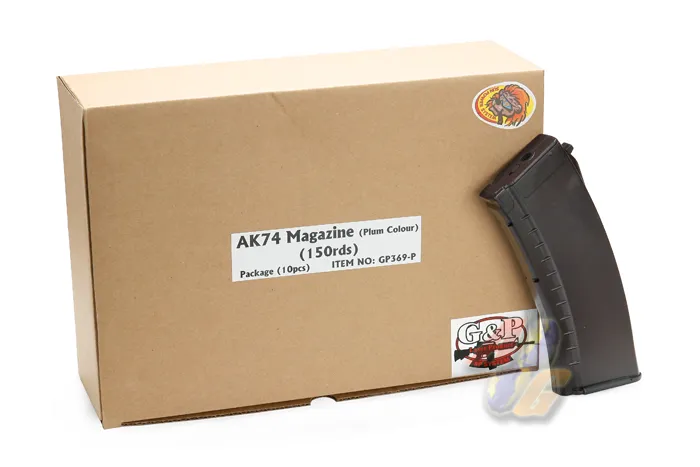 G&P AK74 150 Rounds Magazine (Plum, 10 Pcs Box Set)
