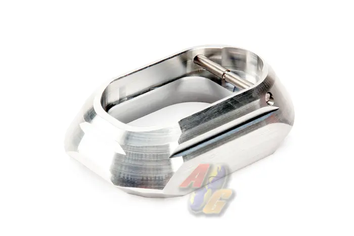 5KU SHPD Style Aluminium Magwell for Tokyo Marui Hi-Capa Series GBB (Silver)