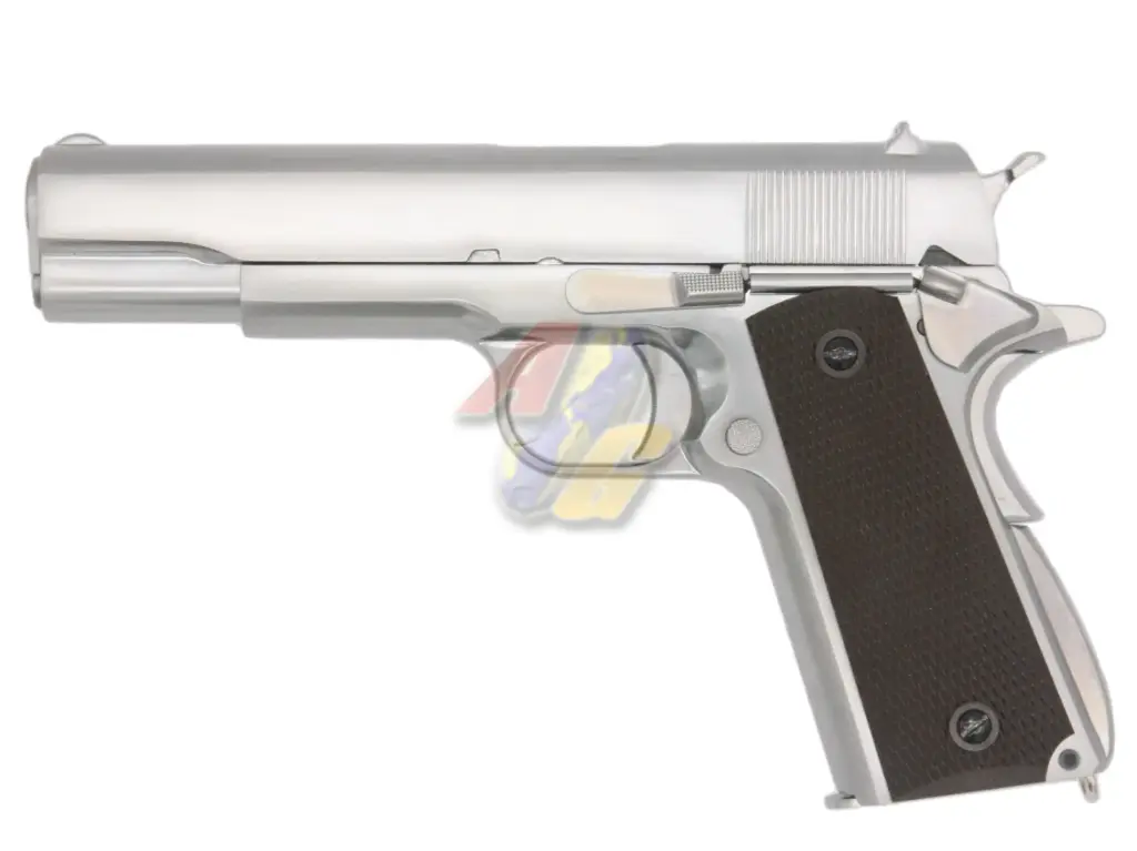 WE M1911A1 GBB (Full Metal, SV, Black Color Grip)