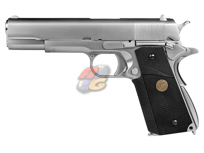 WE M1911A1 Full Metal GBB - Black Rubber Grip (SV)
