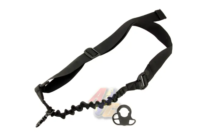 [GP-GP476B] G&P CQB/R Sling Adapter With Bungee Sling (Black - for Extended Battery Buttstock)