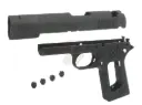 Guarder Aluminum Slide & Frame for Tokyo Marui MEU GBB - TRP (Black)