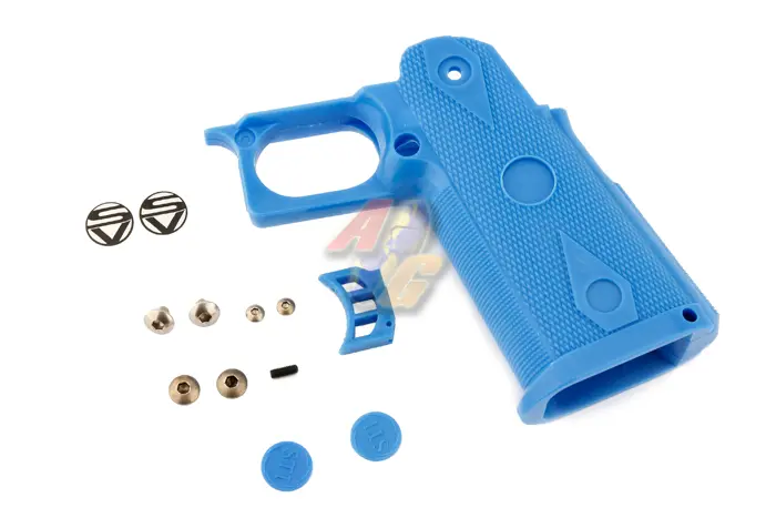 Shooters Design Real Pistol Grip for TM Hi-Capa 5.1 Series (Blue)