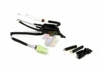 King Arms Silver Cords & Switches Set for Ver.3 Gearbox (Front Wiring)