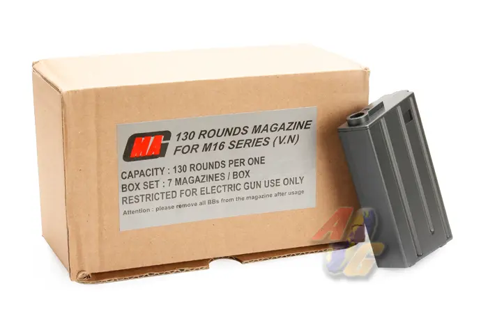 MAG 130 Rounds Short Magazine for M16 Series (Box Set)