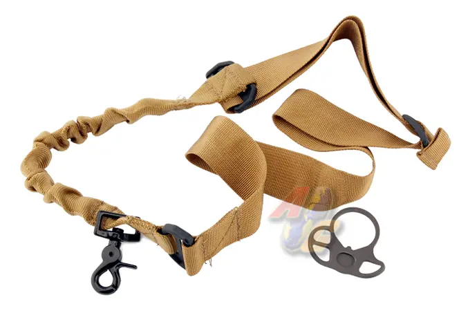 G&P WA M4 Steel Sling Adaptor With Bungee Sling (Sand)