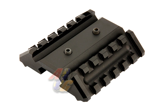 AGK Dual Offset Rail Interface Mount Base - BK