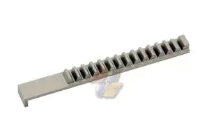 MAG Chrome Steel Piston Rack Gear for Systema P.T.W. Series