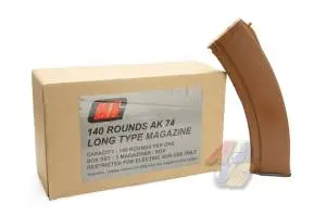MAG 140 Rounds Long Magazine for AK Series Box Set (AK74) (Bakelite)