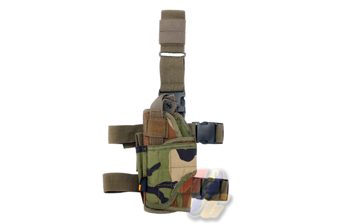 Odyssey Tornado Tactical Tough Holster - Left (Woodland@Dupont 1000D)