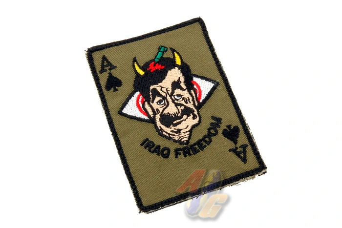 Action Velcro Patch - Iraq Freedom Card Patch (OD)