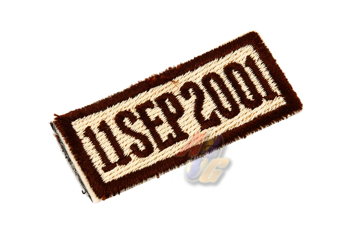 Action Velcro Patch - 11 Sept 2001 (Tan)