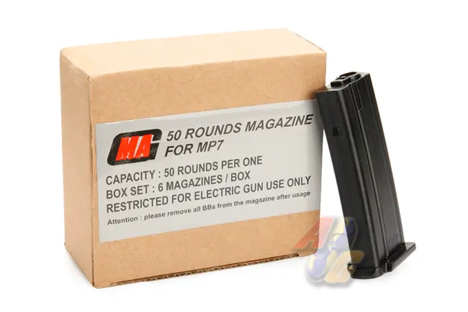 MAG 50 Rounds Magazine for MP7 AEP (Box Set)